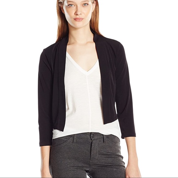 Calvin Klein Black Basic Short Shrug Cardigan - Picture 7 of 7